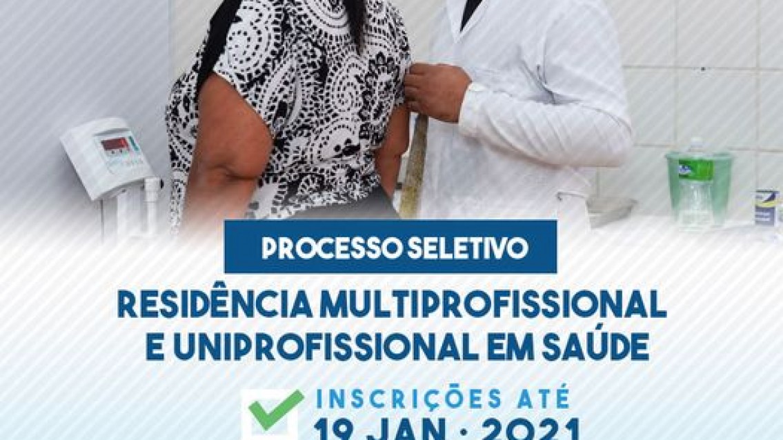 Fesp abre inscrições para programa de Residência em Saúde na Capital Fesp abre inscrições para programa de Residência em Saúde na Capital