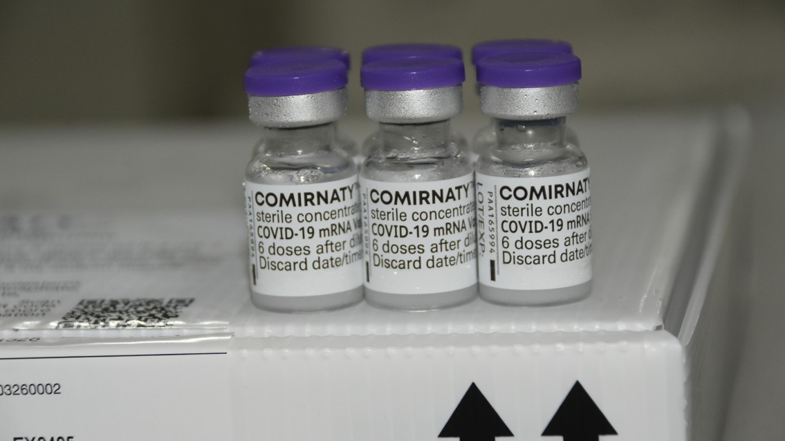 Tocantins recebe 4.680 doses de vacinas da Pfizer Tocantins recebe 4.680 doses de vacinas da Pfizer