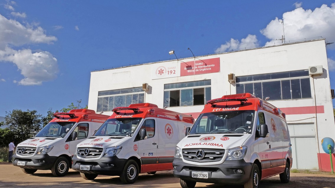 Palmas renova frota de ambulâncias do SAMU Palmas renova frota de ambulâncias do SAMU