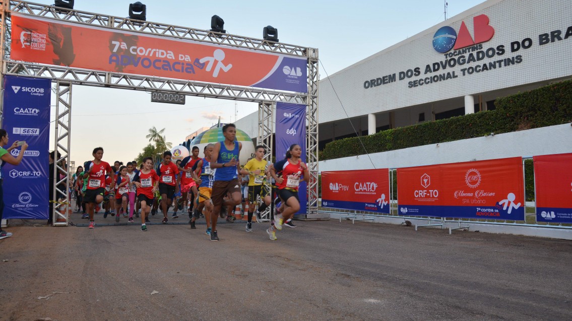 OAB abre inscrições para a corrida dos advogados no TO OAB abre inscrições para a corrida dos advogados no TO