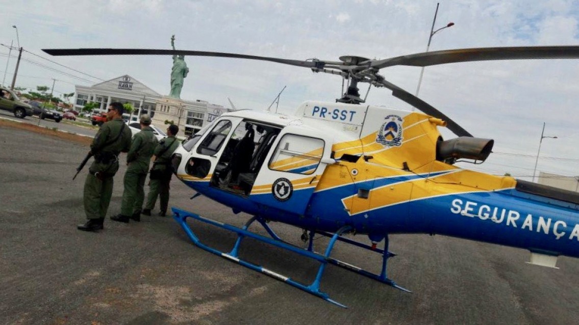 Tocantins explica sobre as operações de helicóptero